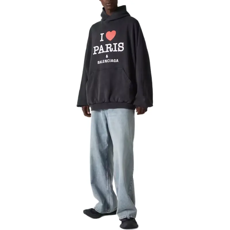 Balenciaga Logo Printed Hoodie-2