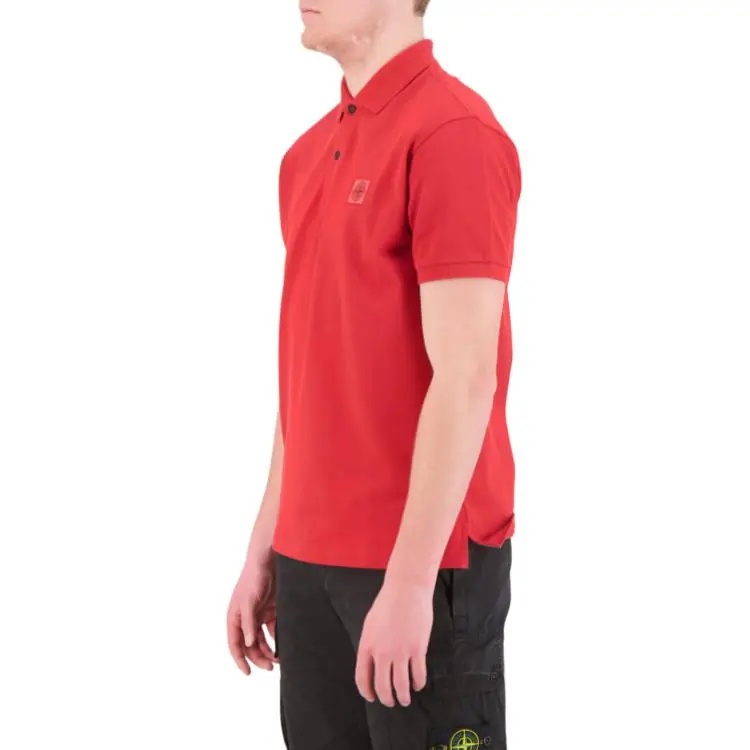STONE ISLAND Polo Shirt Men's Bordeaux Red-2