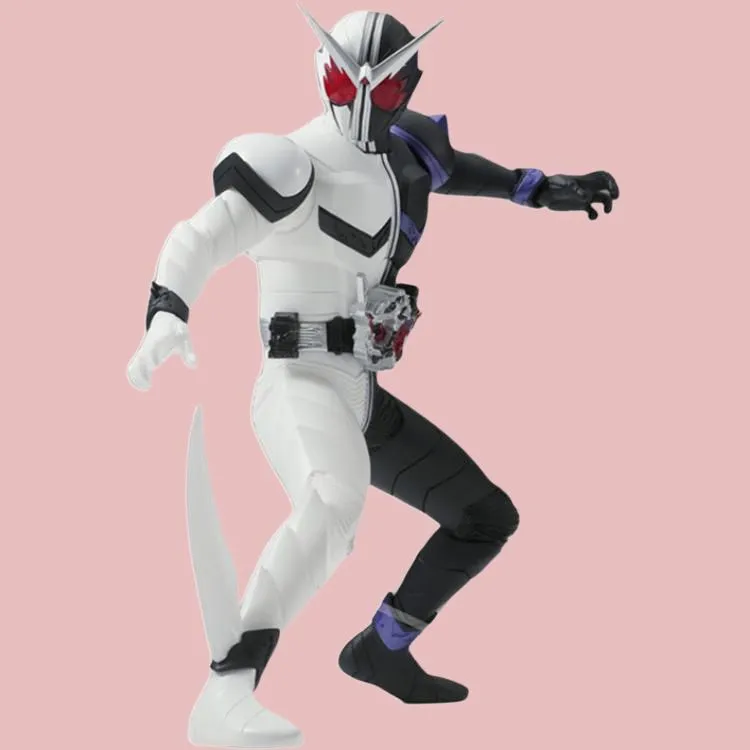 BANPRESTO Kamen Rider Characters Glass Factory, Hero Brave Statue, Kamen Rider W Fang King Ace Bonus Gifts 15cm-5