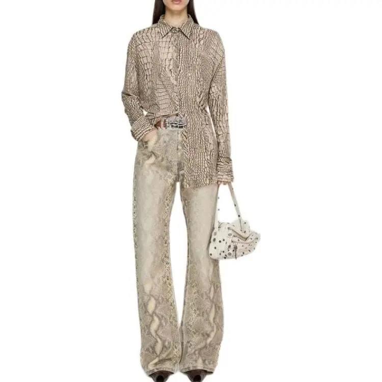 Acne Studios Trousers 'Multicolor Brown'-1