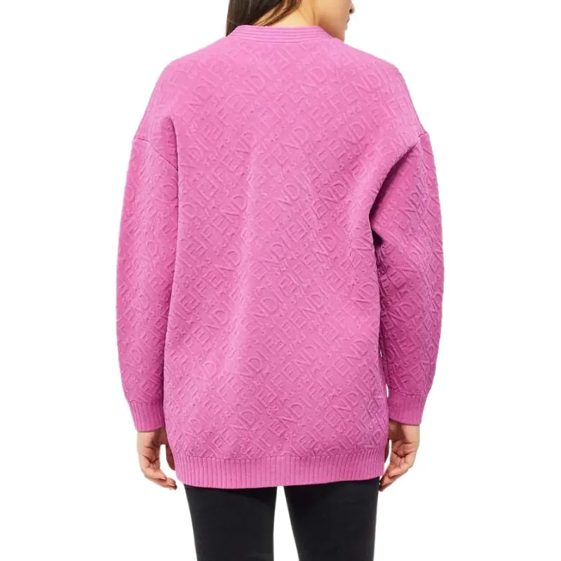 FENDI X Skims Embossed Cardigan Colorado-4