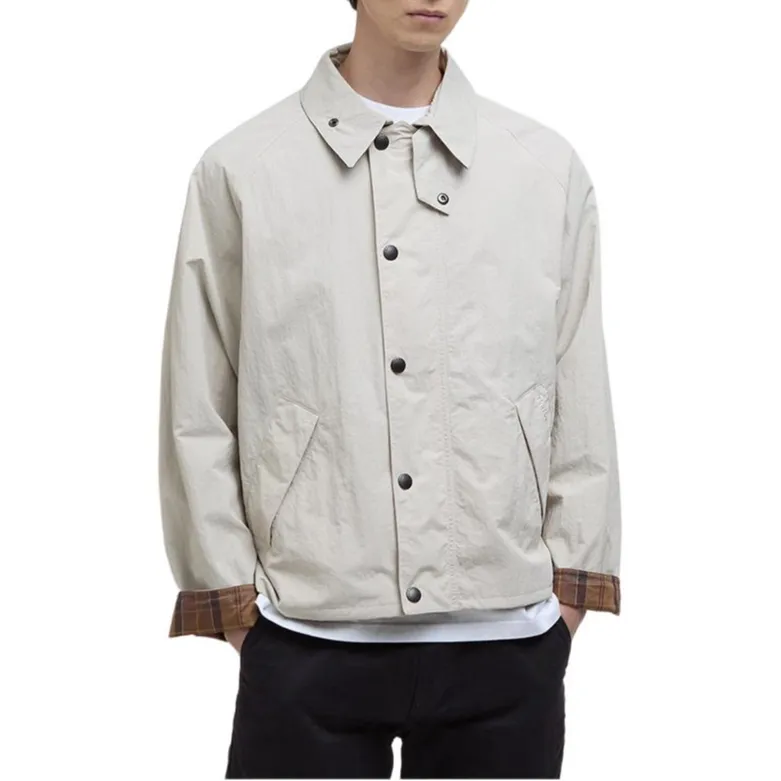 BARBOUR SS25 Jackets Coats Unisex Mist White-2