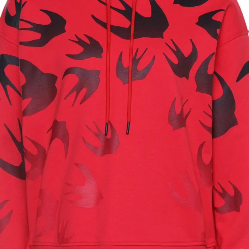 McQ Alexander McQueen Sweatshirt Women's Red-4