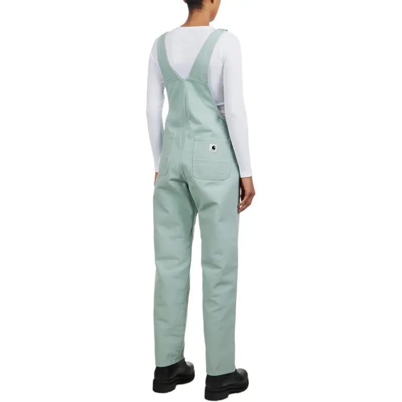 Carhartt WIP FW24 W' Bib Overall Straight Overalls Women's Frosted Green-4
