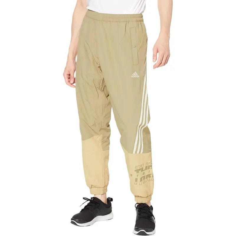 Adidas Knitted Sweatpants Men Beige-1