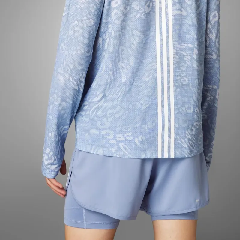 Adidas Own The Run Climacool 3 Stripes Long Sleeve Tee-4