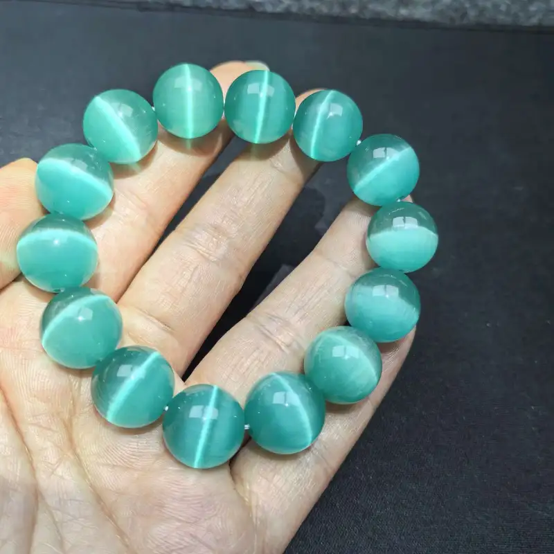 Gifts Glass Cat Eye Bracelets Unisex-5