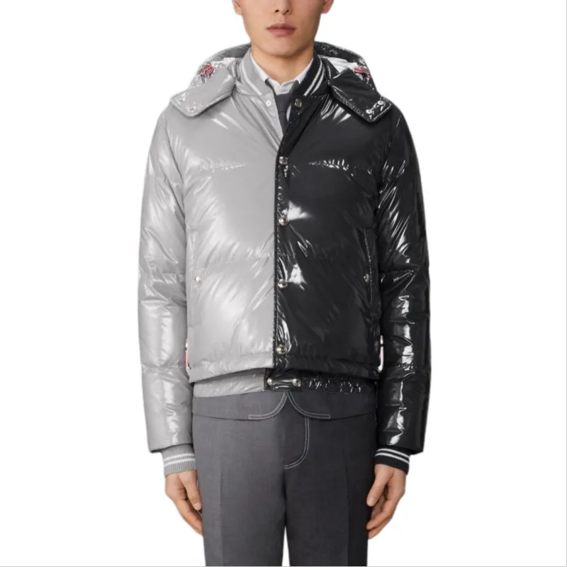 THOM BROWNE Two tone Puffer Jacket-2