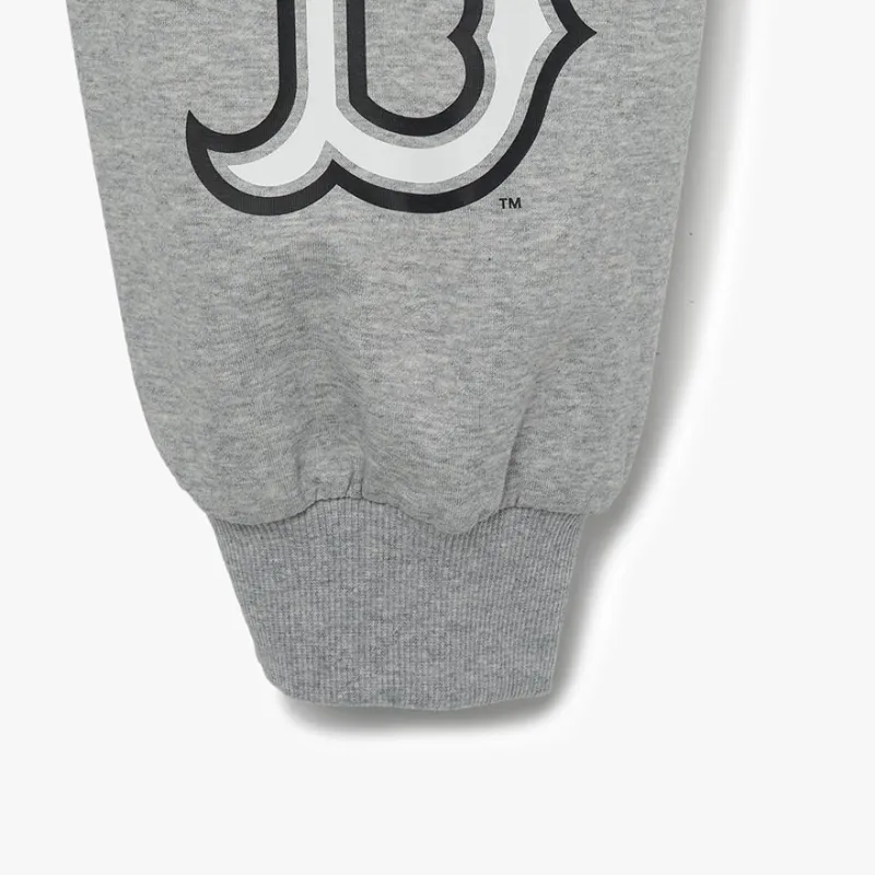 MLB Boston Red Sox Knitted Sweatpants Unisex Gray-3