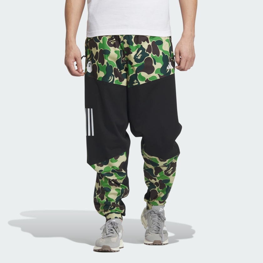 Adidas X Bape Co-brand Sports Pants Men Black L - POIZON