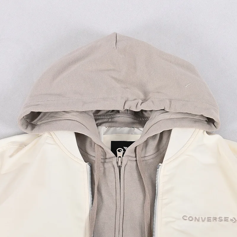 Converse Puffer Jacket Unisex Beige-6