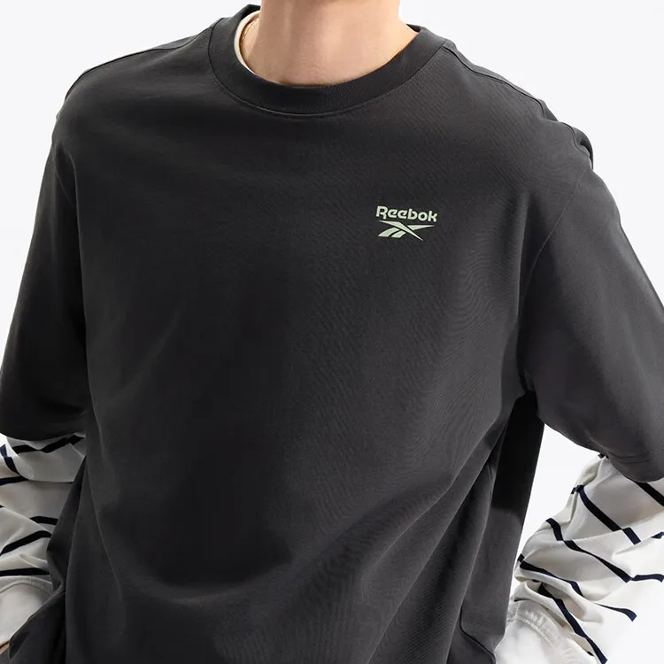 Reebok T Shirt Unisex Charcoal Black-4
