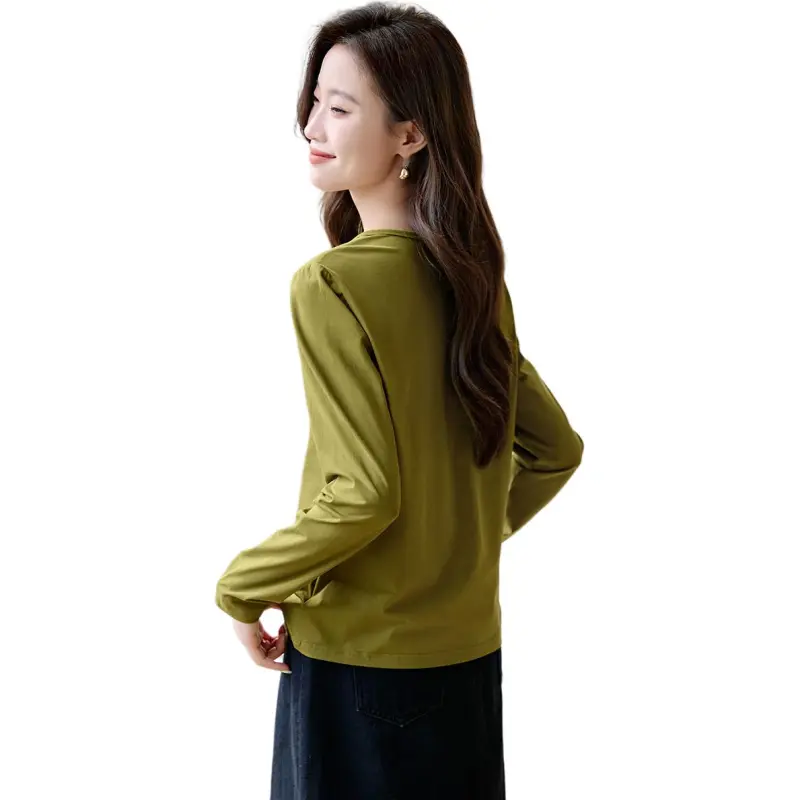 Mo Han Yi Mei T Shirt Women's Green-1
