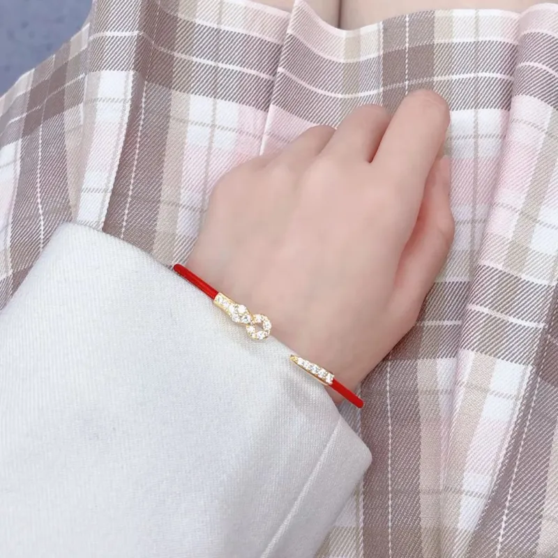 CIGA LONG 999 Fine Silver Red Bangle Women's-1