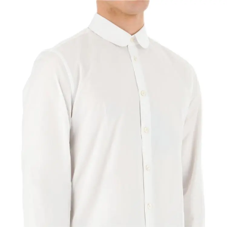 SAINT LAURENT Peter Pan Collar Shirt-7