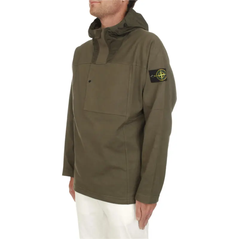 STONE ISLAND Sweatshirt Men's Army Green-2