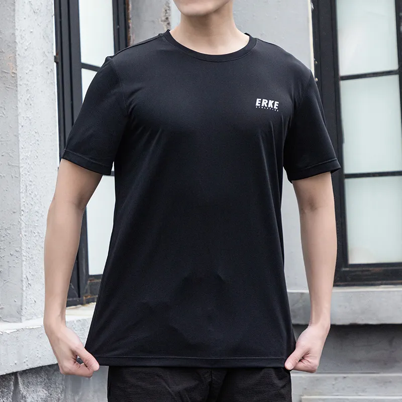 Erke T Shirts Men Jet Black-3