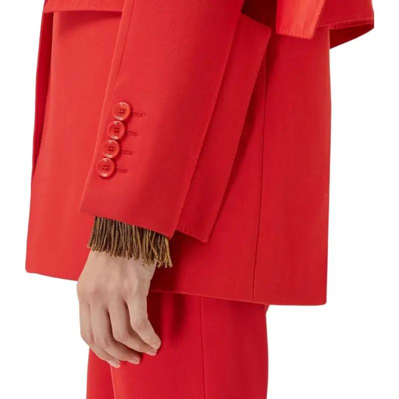 Burberry Business Suits Coats Women's Red-5