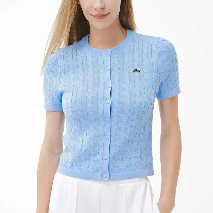 LACOSTE Knitwear Women's Sky Blue-2