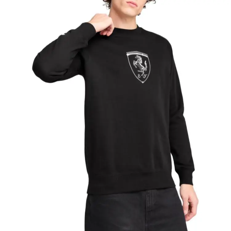 PUMA Scuderia Ferrari Race Big Shield Men's Sweatshirt-2