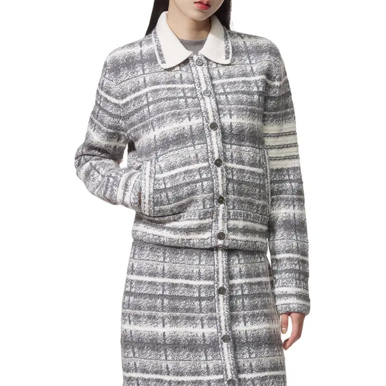 THOM BROWNE Collared Button-Up Jacket-2