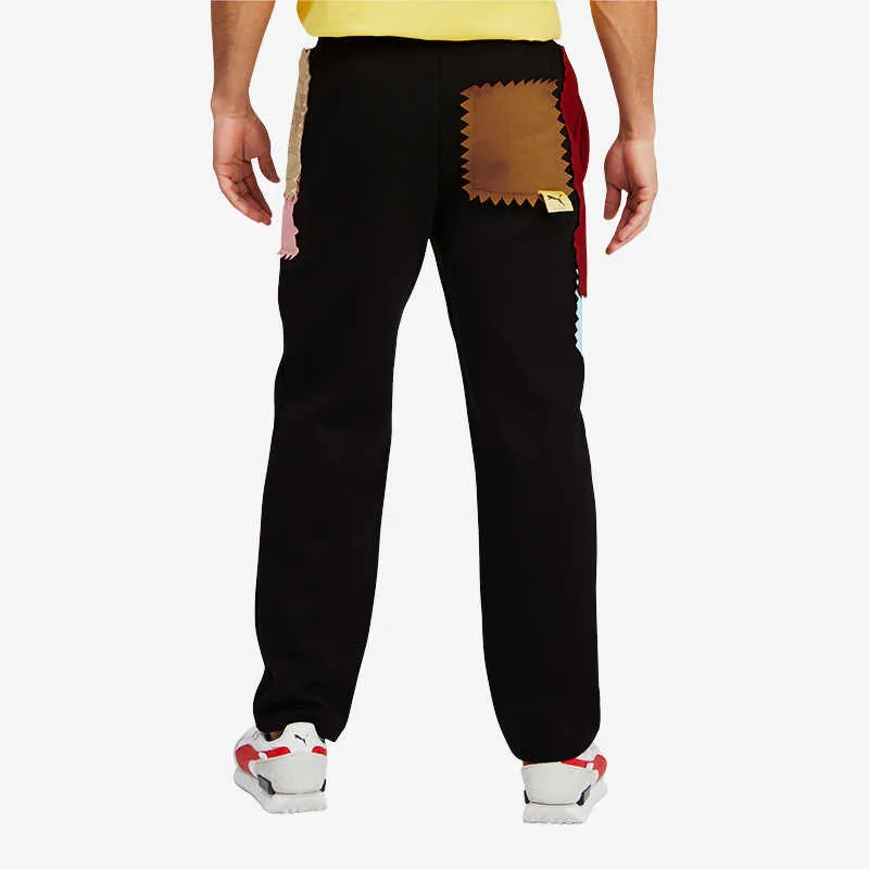 PUMA Knitted Sports Pants Men's Black-3
