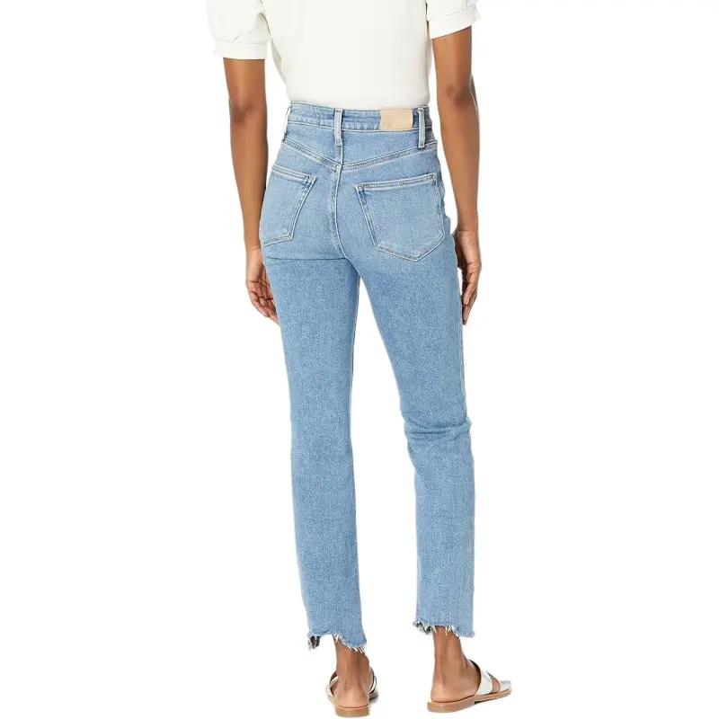 PAIGE Mid rise Straight leg Jeans-1