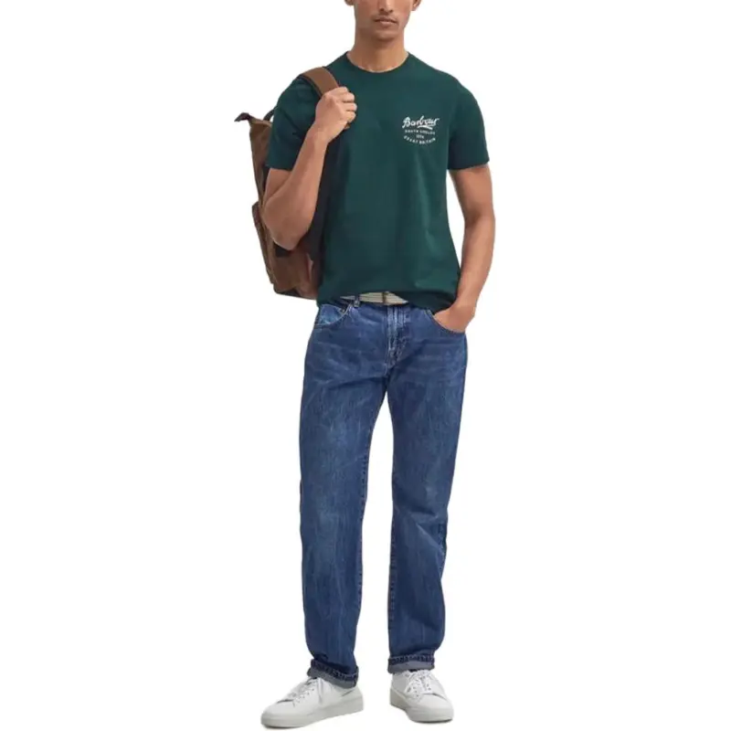 BARBOUR T Shirts Men Green-1