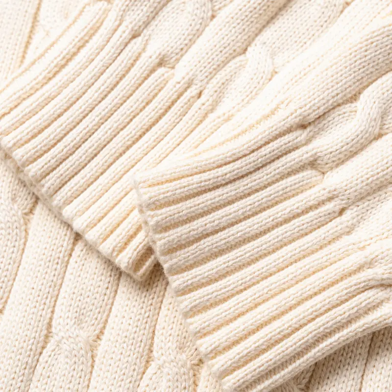 Polo Ralph Lauren Kimberly Cable Knitted V Neck Jumper-6