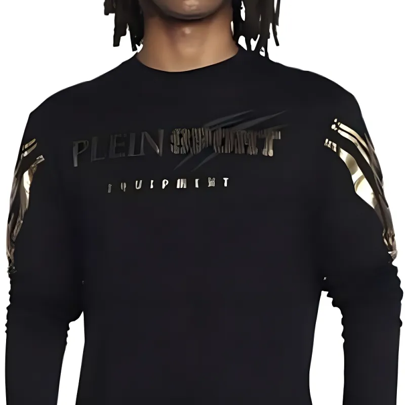 PLEIN SPORT Tiger Logo-print Long-sleeve T-shirt-4