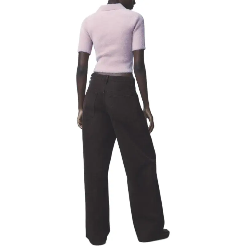 ZARA Polo Shirts Women's Pink-3