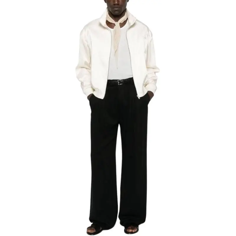 SAINT LAURENT Jackets & Coats Men's Ecru-2