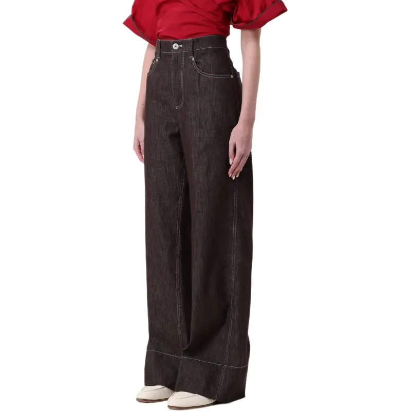 Brunello Cucinelli Wide Leg Jeans-2
