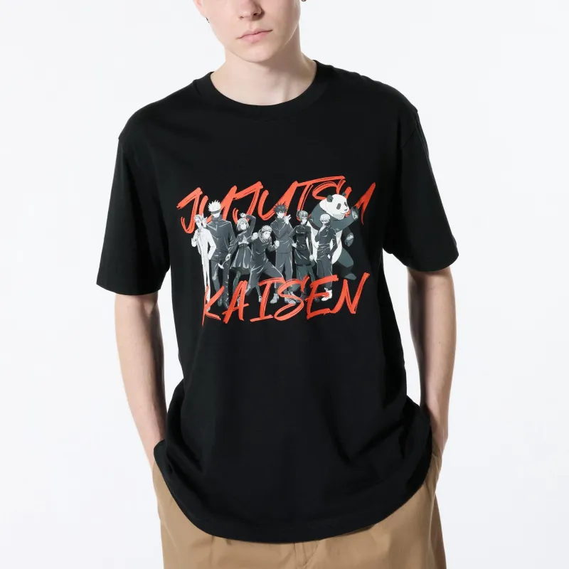 UNIQLO X Spell Fight Co titled Series T Shirt Unisex Black-2
