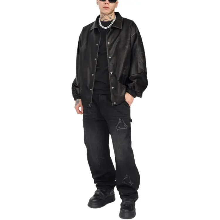 1807 Leather Jackets Unisex Dark Brown-3