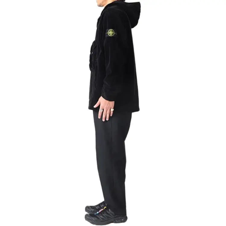 STONE ISLAND Jackets Coats Men's Black-4