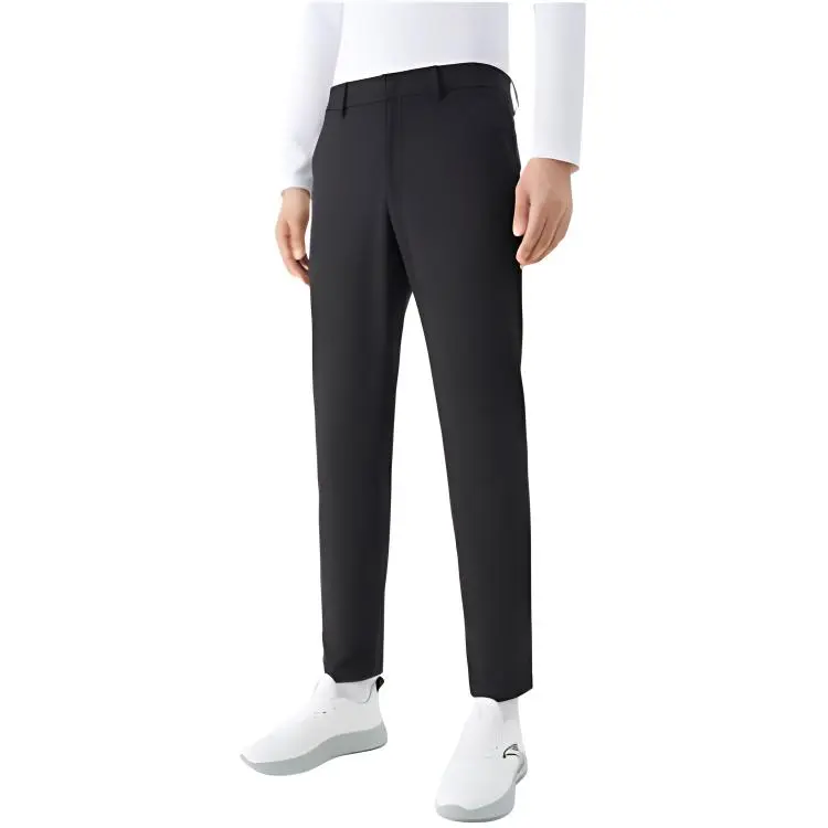 Anta Variety Training Collection Casual Pants Men's Basic Black-3