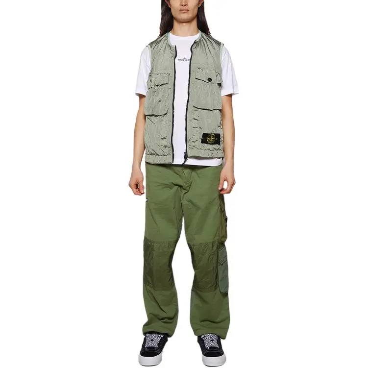 STONE ISLAND SS23 Vest Men's Green-2
