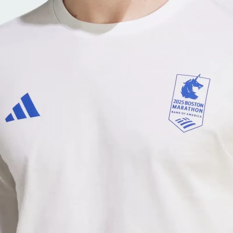 Adidas Free Shipping With AdiClub Boston Marathon® 2025 Long Sleeve Graphic Tee-4