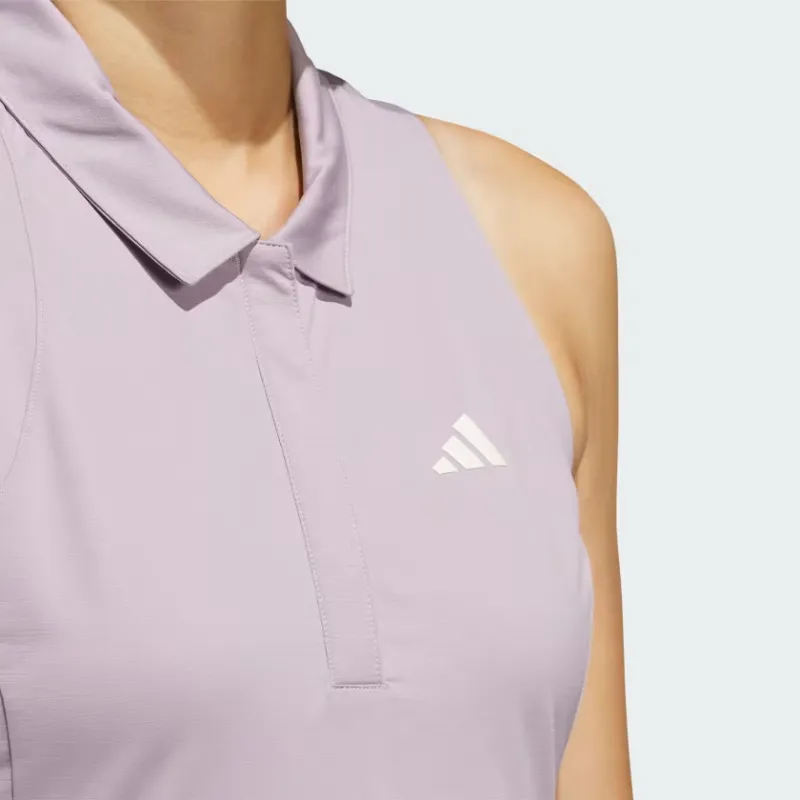Adidas Ultimate365 Tour Pleated Dress Sleeveless Dress Women's Light Purple-6