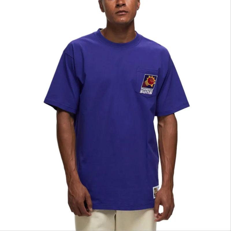Mitchell Ness T Shirts Men Blue-2
