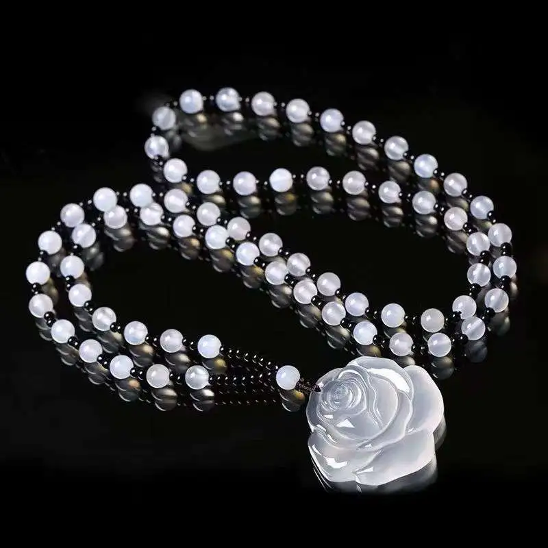JUNWEN Jade Necklaces Unisex-7