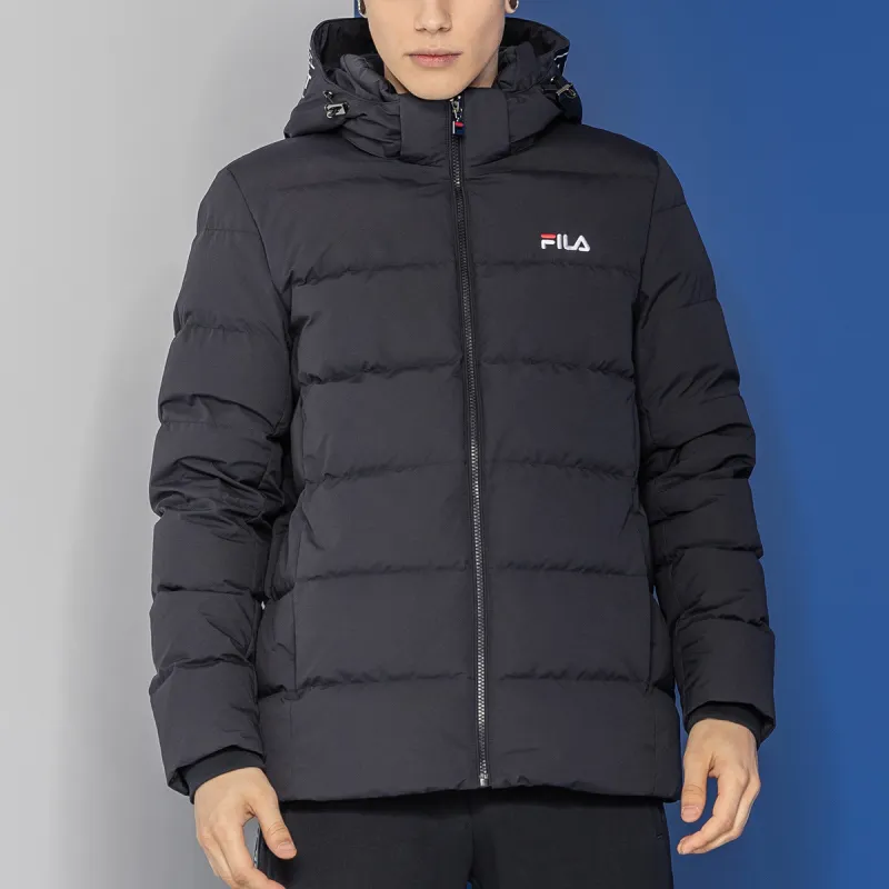 FILA Down Jacket Men's Navy Blue Comes With Necklace-3