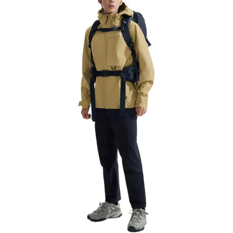 THE NORTH FACE Stormpeak Waterproof, Windproof, And Breathable Windbreaker Jacket Men's Stone Tan-3