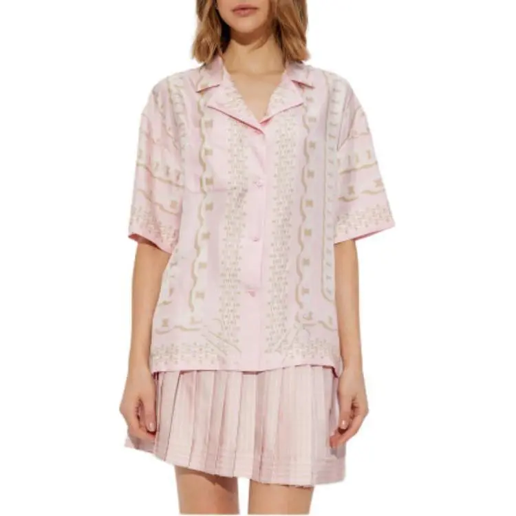 VERSACE Treasure Printed Short Sleeved Shirt-2