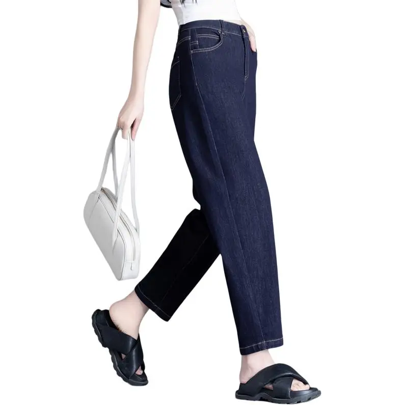 You Cow Me Pants 2025 Spring Jeans Women's Blue-2