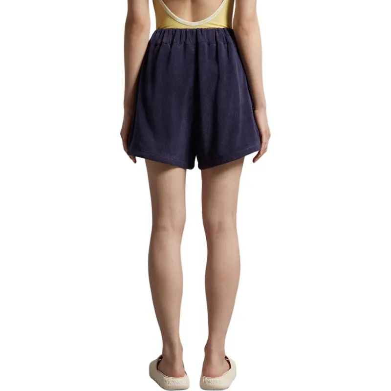 Moncler Logo patch Velour Shorts-2