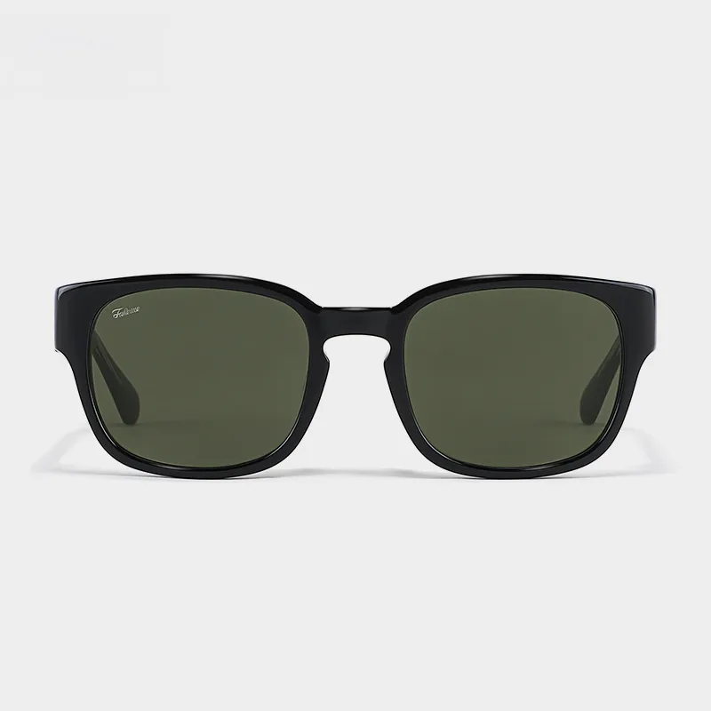 Fakeme Plate Square Sunglasses Unisex Black-1