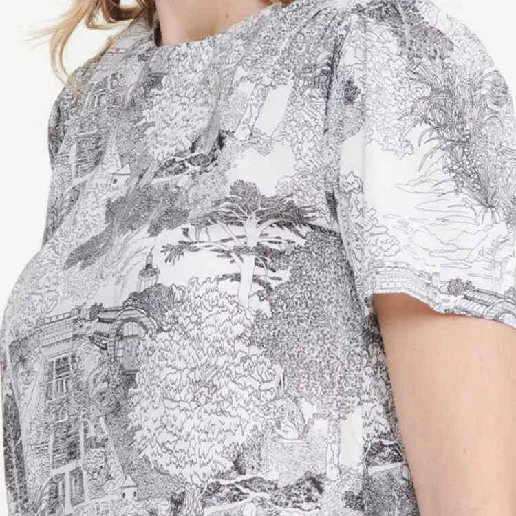 AIGLE Regular T Shirt Women's City Garden-3