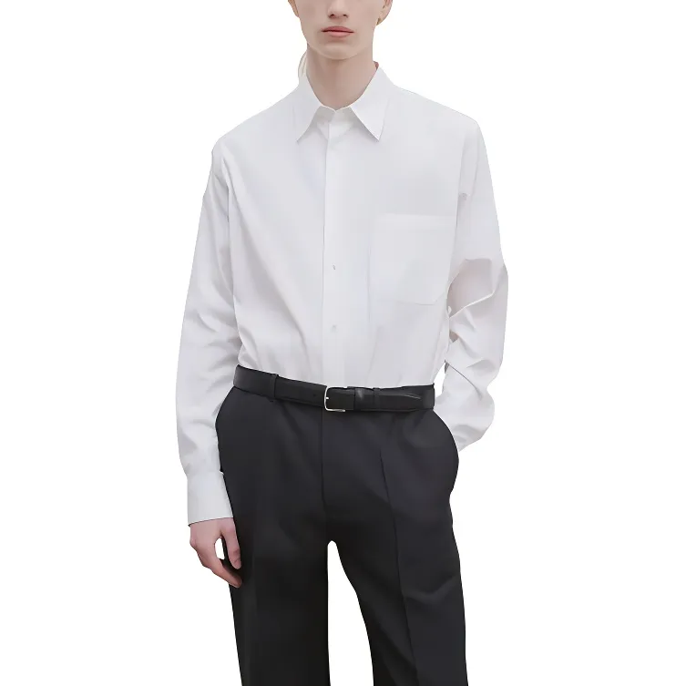 THE ROW Shirts Men White-2